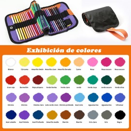 RUISTLI Lapices de Colores Profesionales,Kit de Dibujo 36 PCS,Lapices de Dibujo de Boceto y Dibujo de Arte Kit,Kit de Dibujo para Ninos,Adolescentes,Amantes de La Pintura