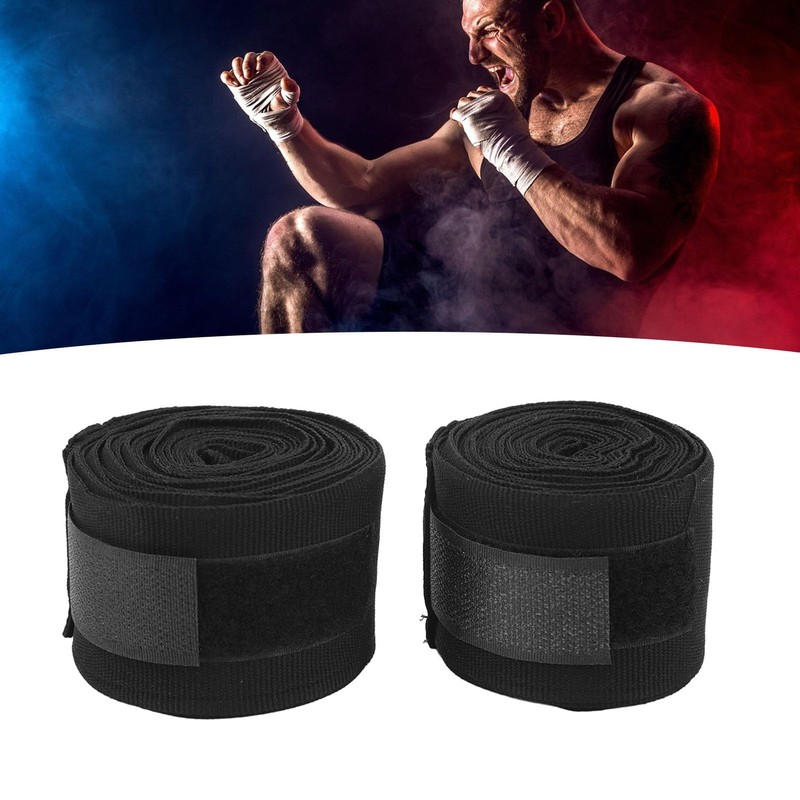 Ausla 2 Pack Cotton Boxing Hand Wraps Quick Dry Semi
