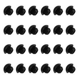 24PCS Bottle Jack Floor Jack Oil Filler Plug, 8mm Flat-Head Rubber Hydraulic Filler Bung for Oil Reservoir Hole, Car Accessories Horizontal Jack Hydraulic Top Pressure Rod for Oil Reservoir