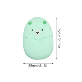 MytaYt 6 Boxes Paper Soap Paper Soap Sheets Disposable Paper Soap Mini Portable Paper Soap with Kun Fabric Box Soap Sheets for On the Go, Travel, Camping (Pink, Blue, Green)