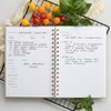ZICOTO Aesthetic Blank Recipe Book with Linen Cover - The