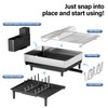 Urackify Dish Drying Rack for Kitchen Counter - Stainless Steel