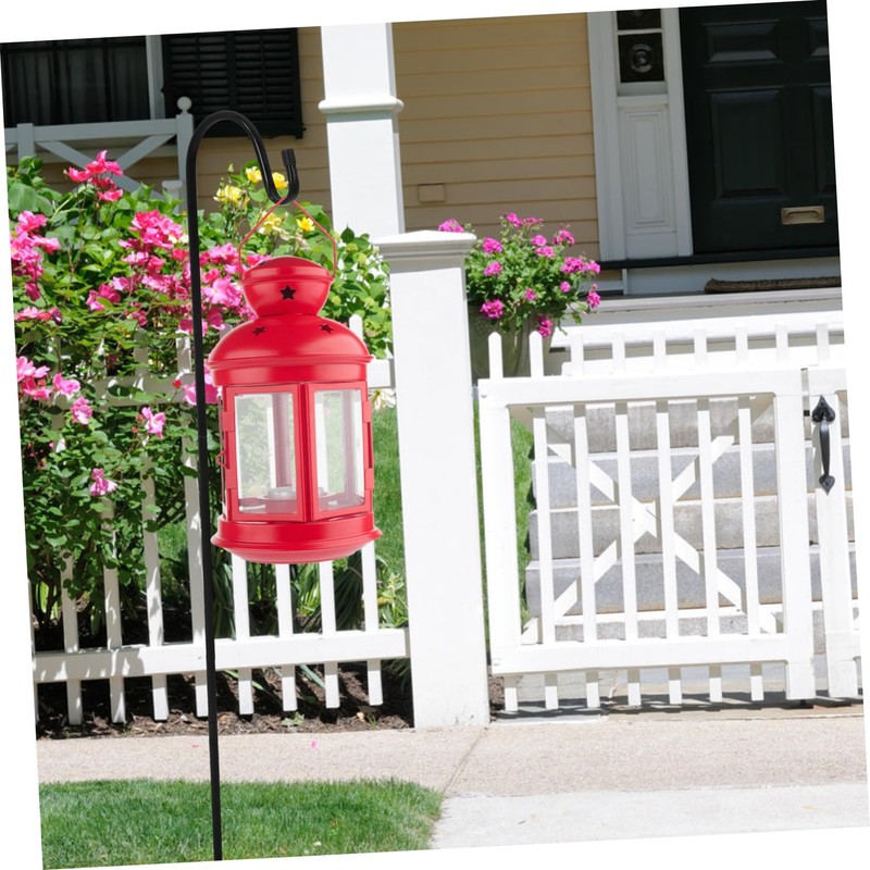 BESPORTBLE 2Pcs Garden Shepherd Hooks Multi Function Lantern Hangers Durable