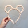 caralin Women Winter Thick Plush Headband Round Bear Ears Makeup