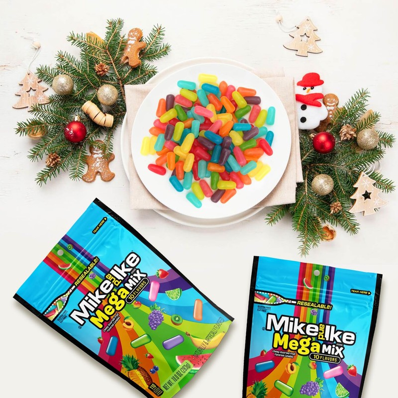 Mike and Ike Mega Mix Candy, 2 Pack of Movie