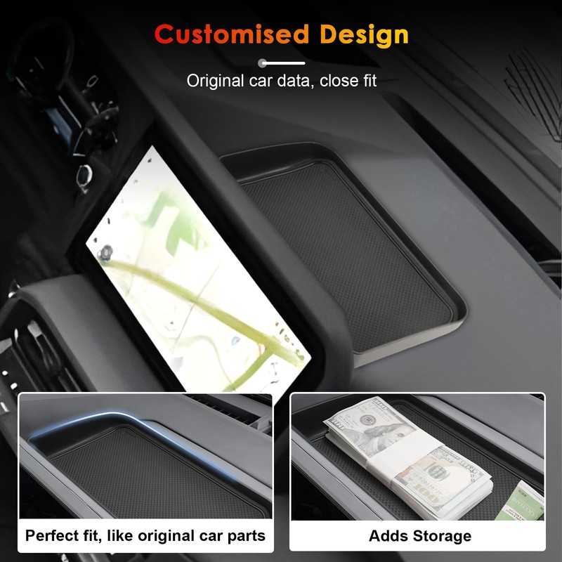 BSTW for Car Dash Storage Tray for 2024 2025 Toyota