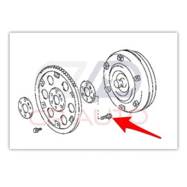 Toyota 91 - 97 TOYOTA LAND CRUISER FZJ80 FLYWHEEL DRIVE FLEX PLATE BOLT QTY 4 OEM NEW