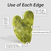 Jade Gua Sha y rodillo facial, juego de herramientas faciales