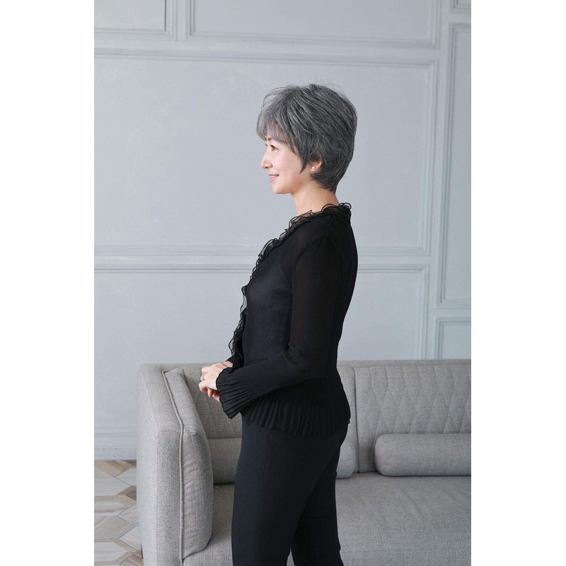 Priscilla A-111 All Wig, Mrs. Minimalist Short, Heat Resistant, TDGH,