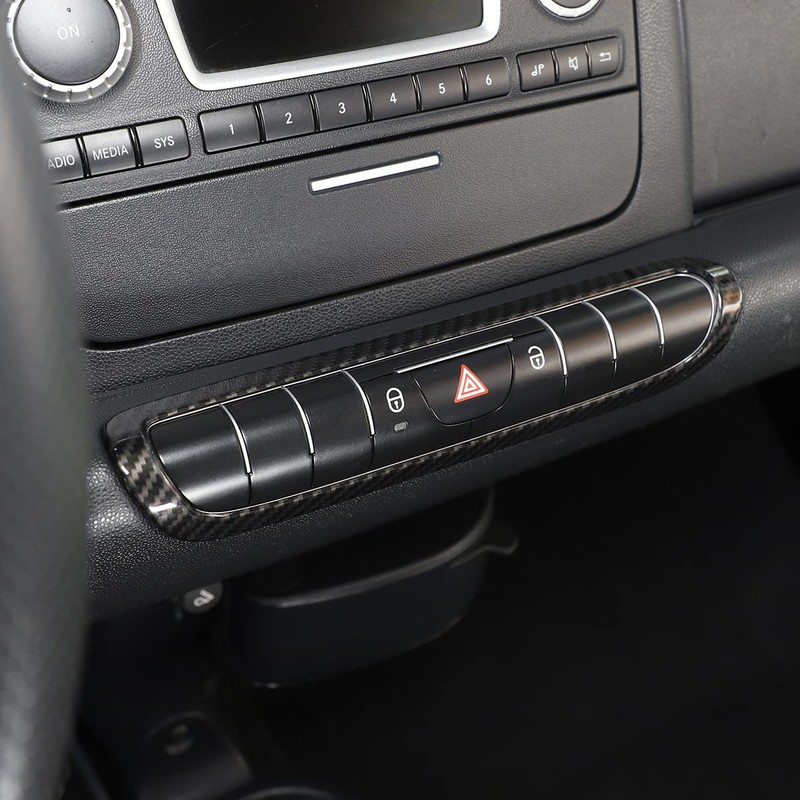 METYOUCAR Car central door lock switch decorative cover frame For