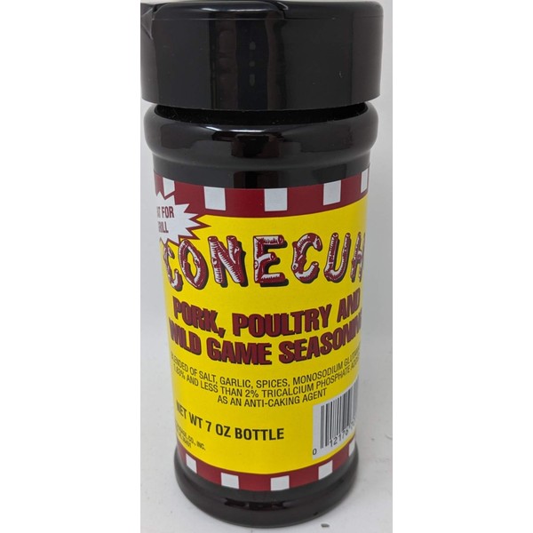 Conecuh Pork, Poultry, and Wild Game Seasoning, 7 Ounce Bottle, from makers of Conecuh Sausage Company