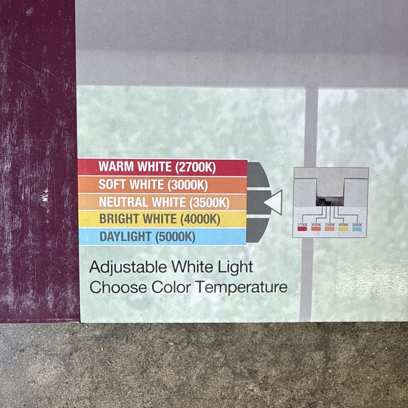 Sea Gull Lighting Home Decorators 15in Brushed Nickel Selectable LED