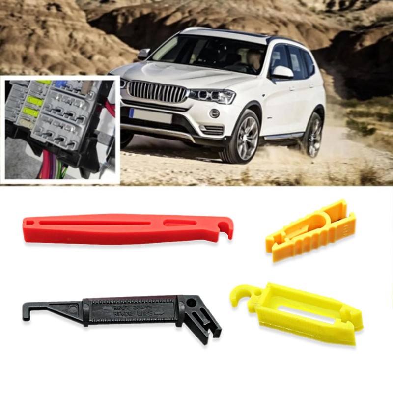 Mirhua Car Fuse Puller Tool Safety Insulation Set of 4