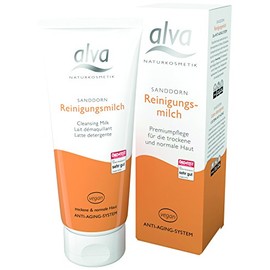 alva naturkosmetik Sanddorn Reinigungsmilch, 1er Pack (1 x 100 ml)