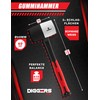 Diggers Tools Rubber Hammer White/Black 450 g [Allrounder 2-in-1 Function]