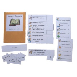 Unbranded Teacher Made Literacy Center Learning Resource Game Table of Contents