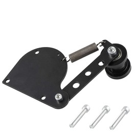 sthus Spring Loaded Chain Tensioner for 49cc 66cc 80cc 2 Stroke Engine Motorized Bike- Adjustable Guide Wheel Black