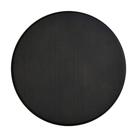NATUREDESIGN Round Pine Laminated Wood 11.8 x 0.7 inches (300 x 18 mm) (Black Painted)