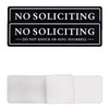 Kichwit 2 Pack No Soliciting Sign, Do Not Knock or