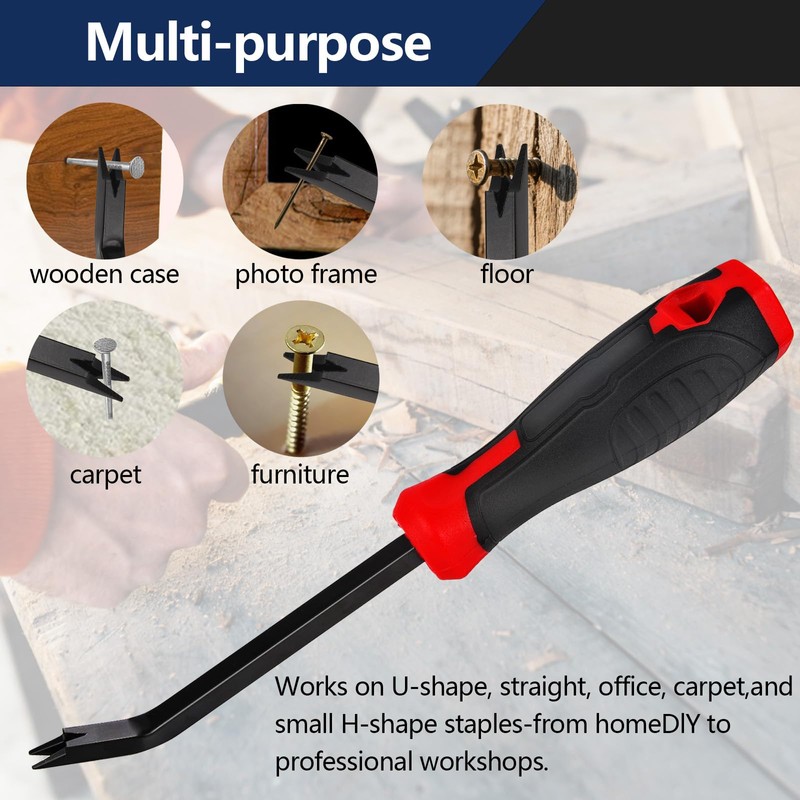 Heavy Duty Staple Remover Tool Upholstery Stapler Puller Lifter Staple