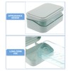 Angoily 1PC Soap Box with Removable Drainer and Lid, Soap