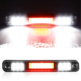 Tresound 3rd Third Brake Cargo Light for 88-99 Chevy | GMC C1500 C2500 K1500 K2500 Silverado Blazer LED High Mount Stop light (Clear Lens)