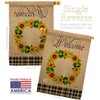 Ornament Collection Sweet Home Sunflowers Wreath House Flags Pack Expression