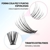 Extensiones de Pestañas Individuales Pestañas Postizas 11-13mm Blister Extensiones Pestañas
