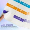 250 x "Hello My Name is Student" Rectangle Name Badge