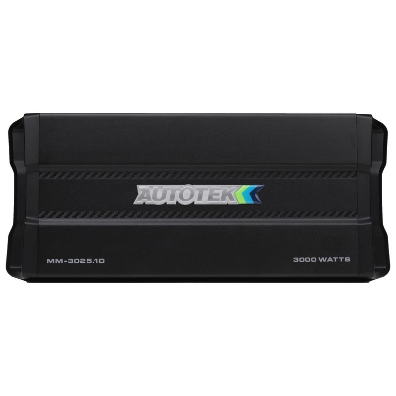 Autotek MM-3025.1D Mean Machine 3000 Watt Amplifier, 1-Ohm Stable Compact