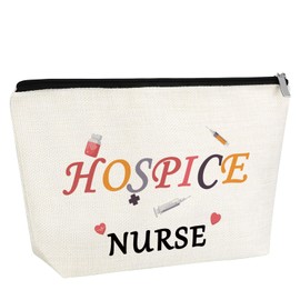Hospice Nurse Gifts Makeup Bag Hospice Nurse Appreciation Gift For Women Unique Gifts For Hospice Nurse Hospice Nurse Life Gift Cosmetic Bag Nurse Week Gifts Nursing Graduation Gifts Travel Pouch