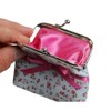 HAB&GUT -k002 Small Purse Purse Women's Fabric Floral Clip Closure