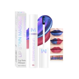 Hxssll Matte Lip Gloss Peel Off Masque - Peel Off Lip Stain Tattoo, Mauve Peel Off Lip Tint，Long Lasting Waterproof Transfer-proof Lip Mask Lip Stain Peel Off Lip Gloss,Stay Lip Makeup 05#