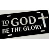 Diamond Etched Products To God be the Glory Christian Car