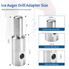 Ice Auger Drill Bit Adapter Fits 1/2" Plus Drill Chucks