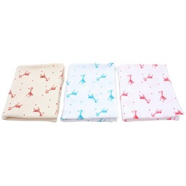 ByBoom® - BIO Baby blanket, snuggle blanket, new born blanket, summer blanket, 70x100cm, made from 100% ORGANIC COTTON, Color:Nature - Stars Fuchsia