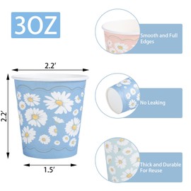 Lamosi 3 oz Bathroom Cups 1200 Pack, 3 oz Paper Cups, Mouthwash Cup, Mini Paper Cup for Parties, Picnics, Barbecues, Travel and Events