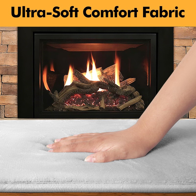 Thick Memory Foam Fireplace Baby Proofing, 90.5x15 in Soft Hearth
