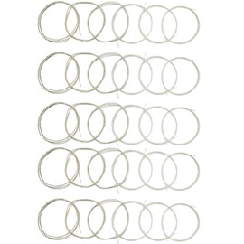 TUOREN 5 Sets of 6 String Classical Guitar Strings (3 Clear Nylon & 3 Nylon Core Alloy Winding)