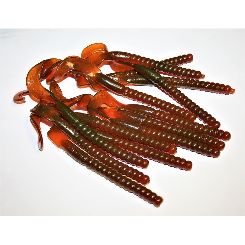 Berkley PowerBait Power Worms Motor Oil, 7" (13 Count)