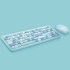 Mofii 666 Keyboard Mouse Combo Wireless 2.4G Mixed Color 110