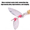 Spinnerbait Fishing Lures | Sequin Lure Jig Feather Treble Hook