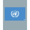 WHATABUS WF208 UN United Nations Flag Sticker 8.5 x 5.5