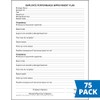Employee Performance Improvement Plan Form, 8.5 x 11, 75 Pack,