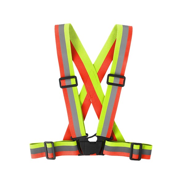 FUGLUS 1 x Reflective Vest Two-Tone Reflective Safety Vest Adjustable