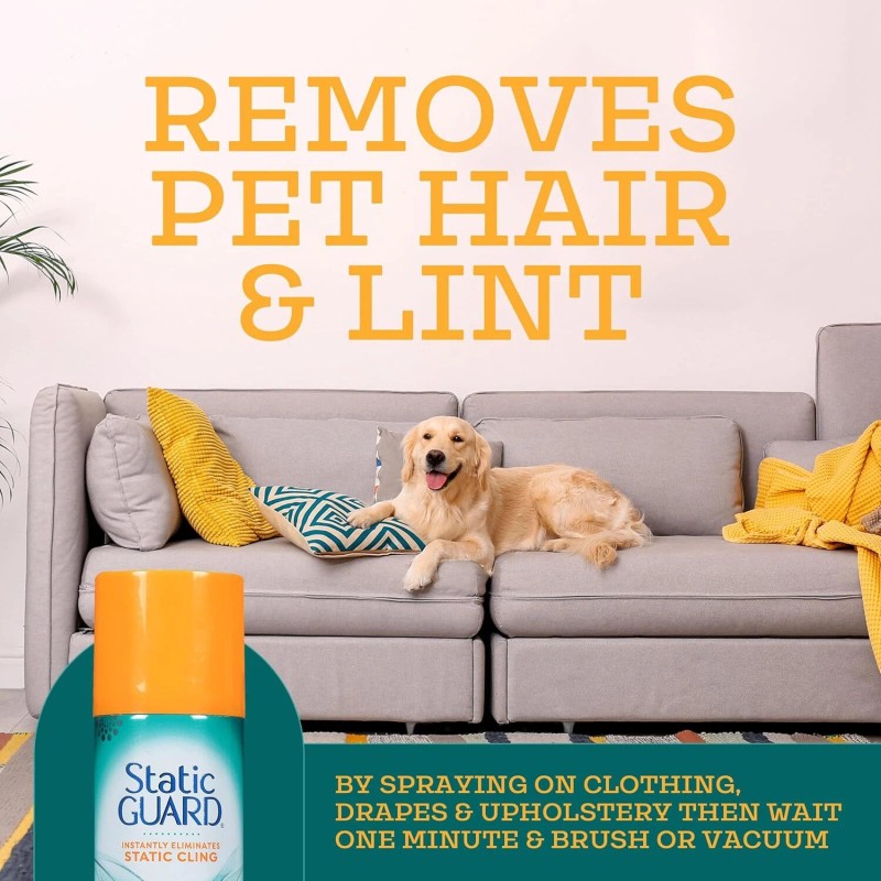 Static Guard Fresh Linen Scent Spray, 5.5 oz