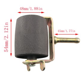 CHENJIN 2PCS Metal Bar Heavy Duty Bed Frame Wheels with Brake Casters Bed Casters with Sleeve Locking Suitable for Furniture Standard Leg Sockets on Bed Frames