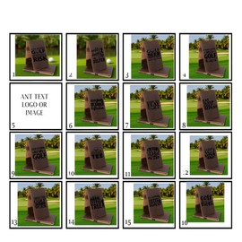 Golf Scorecard Book Holder – Refillable Leather Yardage Cover – Golf Gift for Boyfriend, Husband, Dad