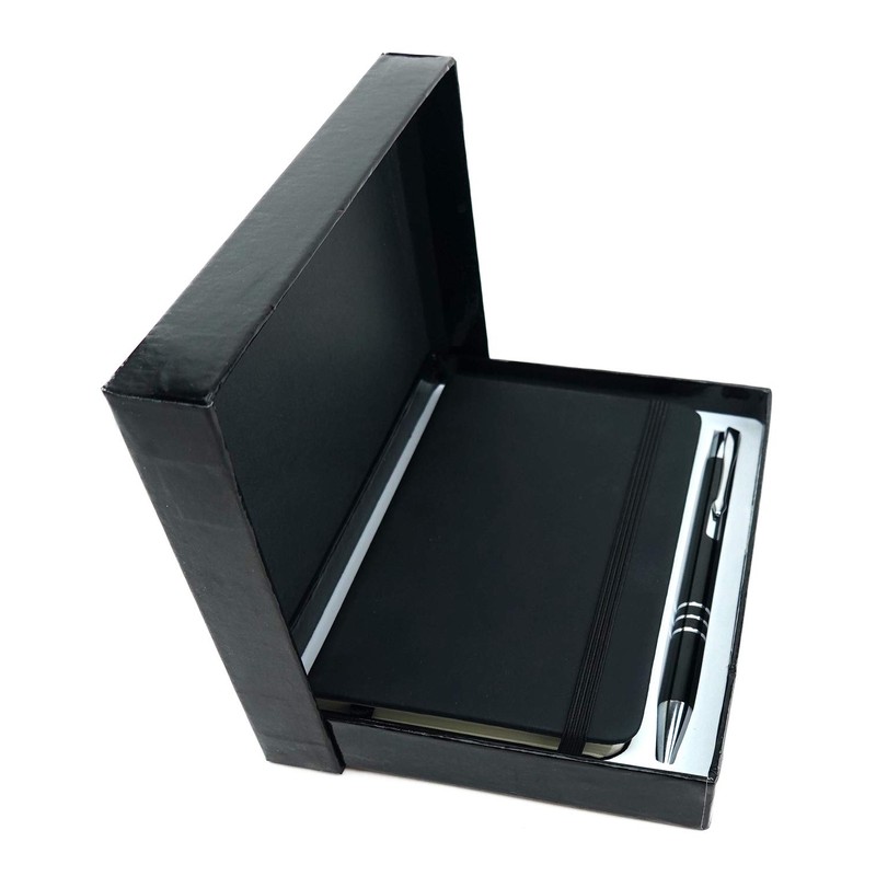 TigerTie - Writing set with retractable ballpoint pen and notebook