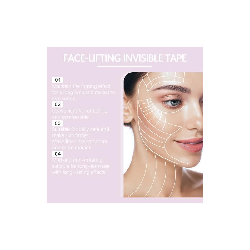 Cinta Lifting Invisible para Rostro en V | Reafirmante, Hidratante